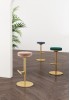 Aiden Bar Stool H65-80cm - Grey Velvet